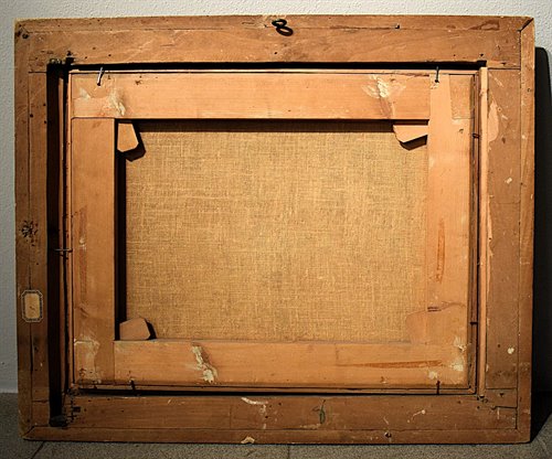 Paysage avec ruines architecturales